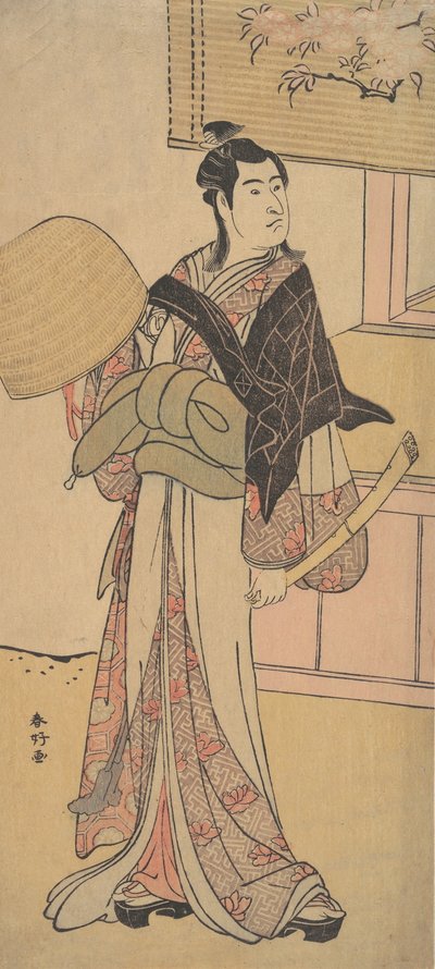 Il Terzo Sawamura Sojuro nel Ruolo di Shirai Gonpachi, 2° mese, 1788 da Katsukawa Shunko