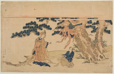 Il Mantello di Piume (Hagoromo) da Katsukawa Shunsen