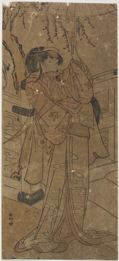 (Un attore in un ruolo femminile) da Katsukawa Shunsho