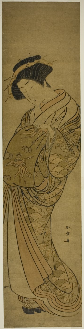 Una cortigiana del Matsubaya da Katsukawa Shunsho