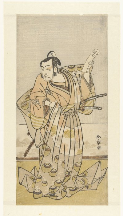 Attore Ichikawa Danjuro IV da Katsukawa Shunsho