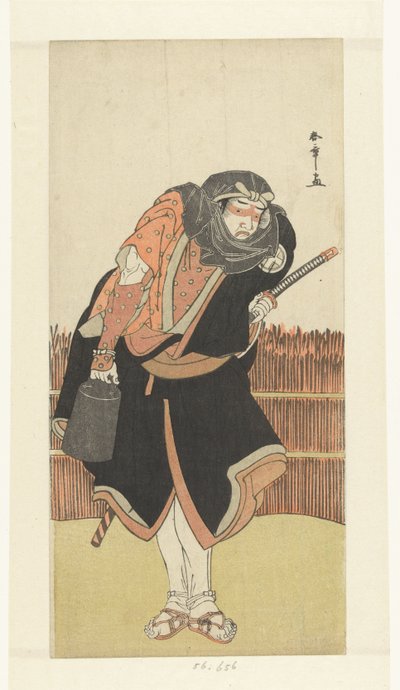 Attore nel ruolo di brigante da Katsukawa Shunsho