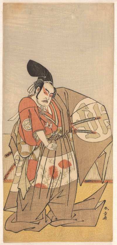 Attore come malvagio messaggero imperiale da Katsukawa Shunsho
