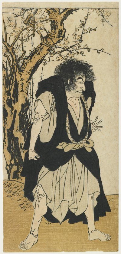 Ichikawa Danjūrō V come il monaco Wantetsu da Katsukawa Shunsho