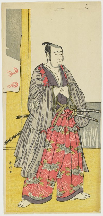 Sawamura Sojuro III come Yazama Jutaro, c. 1789 da Katsukawa Shunsho