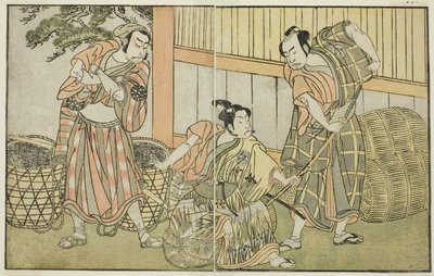 La commedia Kuni no Hana Ono no Itsumoji, rappresentata al Teatro Nakamura nell