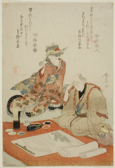 Esame del dipinto da Katsukawa Shuntei
