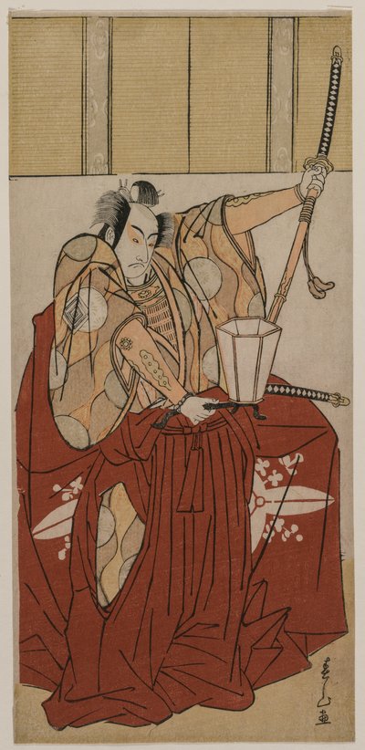 Ichikawa Monnosuke II come Urabe no Suetake da Katsukawa Shunzan