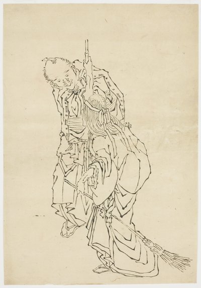 Jo e Uba; Tema di Takasago, ca.1815-1849 da Katsushika (school of) Hokusai