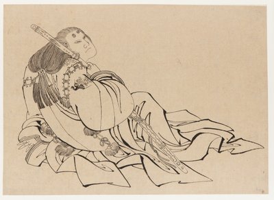 Un cortigiano da Katsushika Hokusai