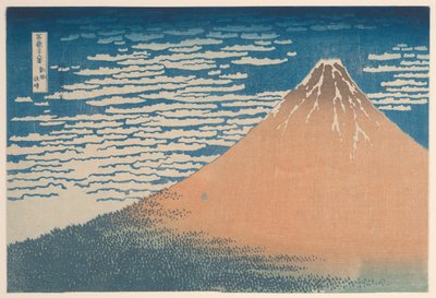 Una brezza leggera in una bella giornata, dalla serie "Trentasei vedute del Monte Fuji" da Katsushika Hokusai