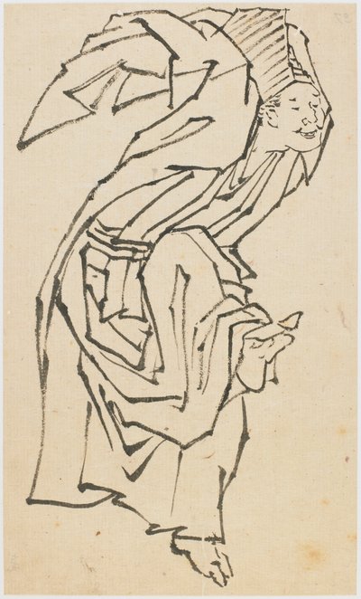 Un Ballerino Sambaso da Katsushika Hokusai