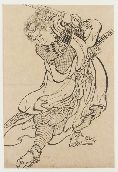 Un Guerriero da Katsushika Hokusai