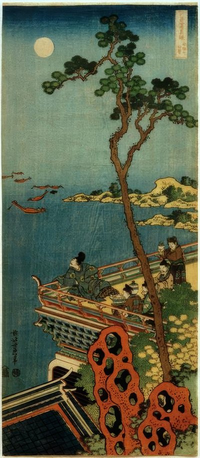 Abe no Nakamaro da Katsushika Hokusai