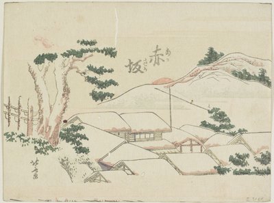 Akasaka da Katsushika Hokusai