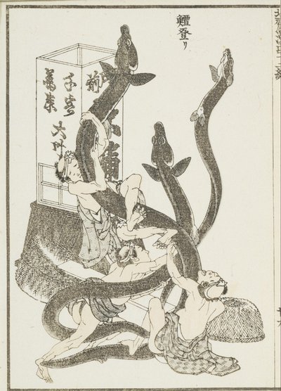 Grandi anguille da Katsushika Hokusai
