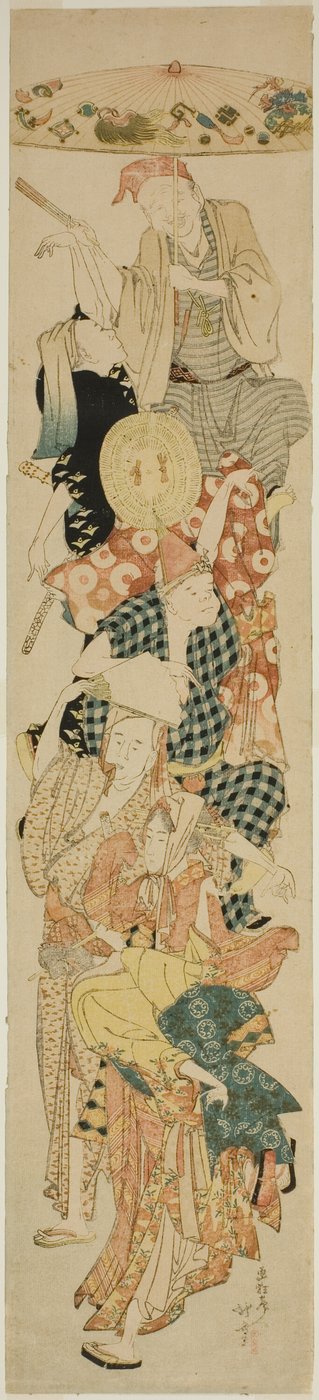 Danza del Festival Bon da Katsushika Hokusai