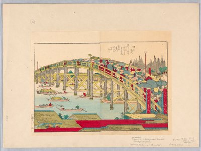 Ponte a Yedo da Katsushika Hokusai