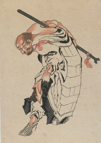 Figura buddista da Katsushika Hokusai