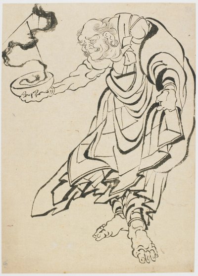 Figura buddista da Katsushika Hokusai