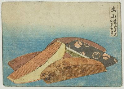 Prodotti per pettini a Tsuchiyama da Katsushika Hokusai