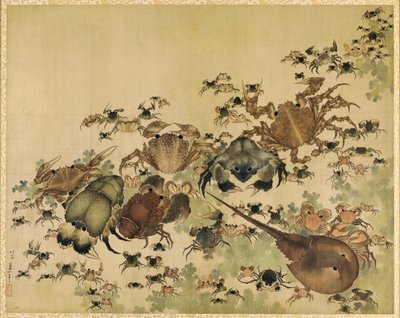 Crostacei, Periodo Edo c.1825 da Katsushika Hokusai