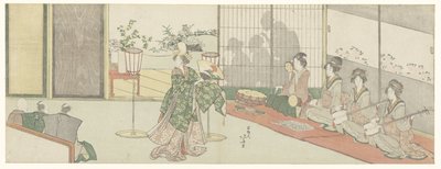Spettacolo di danza da Katsushika Hokusai