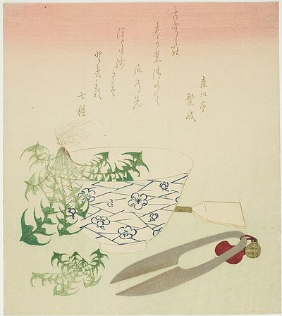 Il dente di leone per il nuovo anno da Katsushika Hokusai