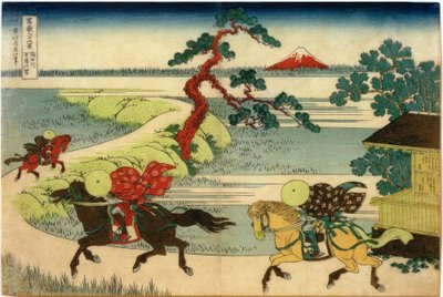 Il villaggio di Sekiya sul fiume Sumida da Katsushika Hokusai