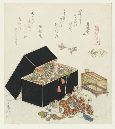 La conchiglia del passero (Un confronto tra poesie Genroku e conchiglie) da Katsushika Hokusai