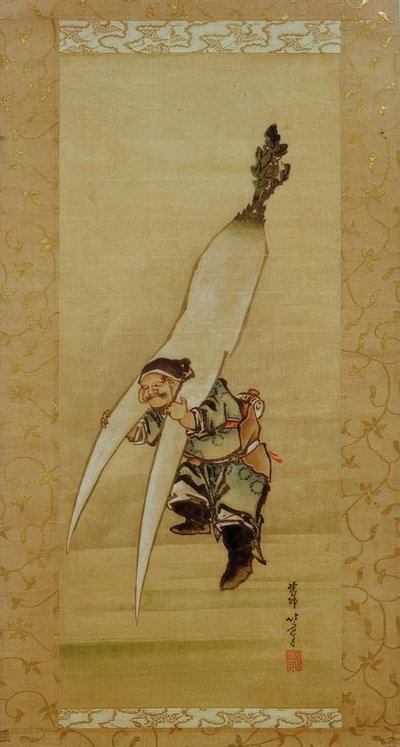 Il dio della fortuna Daikoku con il ravanello gigante da Katsushika Hokusai