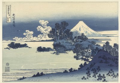 La spiaggia di Shichiri-ga-hama nella provincia di Sagami da Katsushika Hokusai
