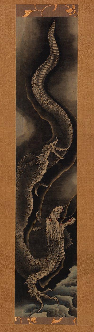 Drago discendente da Katsushika Hokusai