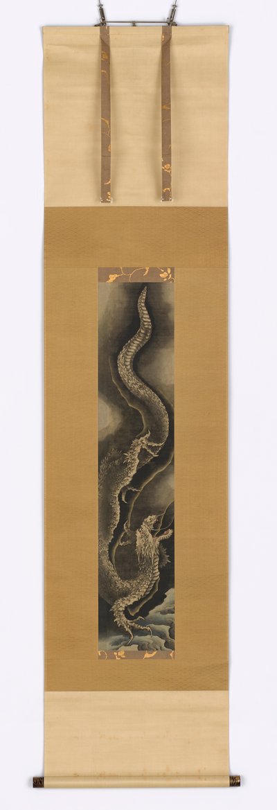 Drago discendente, fine XVIII-inizio XIX secolo da Katsushika Hokusai