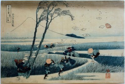 Ejiri nella provincia di Suruga da Katsushika Hokusai