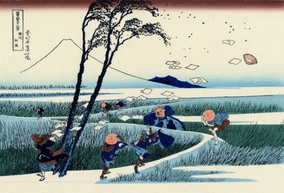Ejiri nella provincia di Suruga, c.1830 da Katsushika Hokusai
