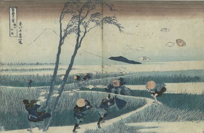 Ejiri nella provincia di Suruga dalla serie Trentasei vedute del Monte Fuji da Katsushika Hokusai