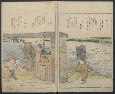 Luoghi famosi di Edo da Katsushika Hokusai