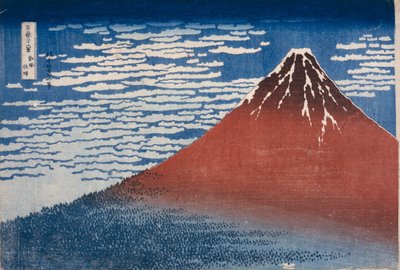Vento fine, mattina chiara (Gaifū kaisei) da Katsushika Hokusai