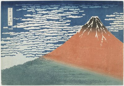 Vento Forte, Tempo Sereno, 1831-1834 da Katsushika Hokusai