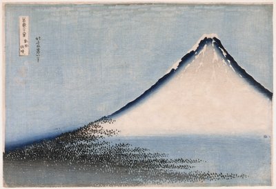 Vento fine, tempo sereno, edizione variante, dalla serie Trentasei vedute del Monte Fuji, c. 1831 da Katsushika Hokusai