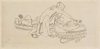 Venditore di pesce da Katsushika Hokusai