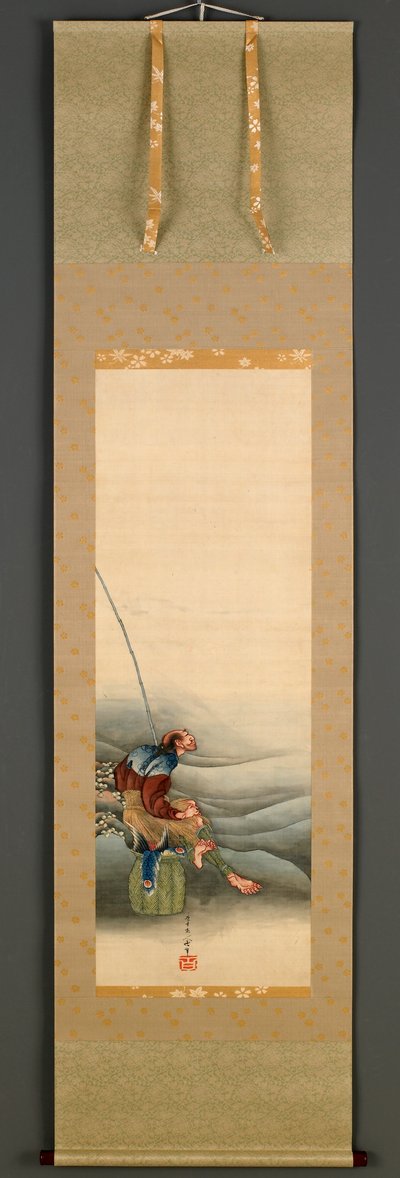 Pescatore, periodo Edo, 1849 da Katsushika Hokusai