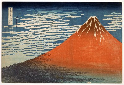 Fuji; Montagne in tempo sereno; 1831; dalla serie 