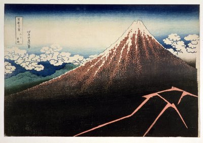 Il Fuji sopra il fulmine, dalla serie 