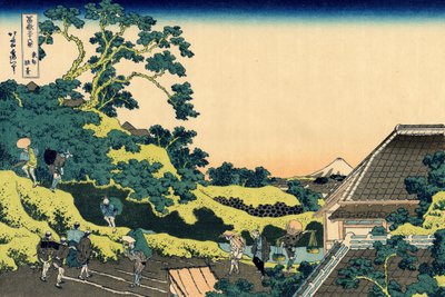 Il Fuji dal passo di Mishima, Edo, c.1830 (stampa su legno) da Katsushika Hokusai
