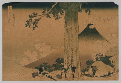 Fuji dal Passo di Mishima, Provincia di Koshu da Katsushika Hokusai
