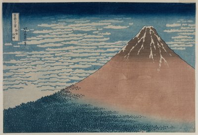 Il Fuji in Tempo Sereno dalla serie Trentasei Vedute del Monte Fuji da Katsushika Hokusai