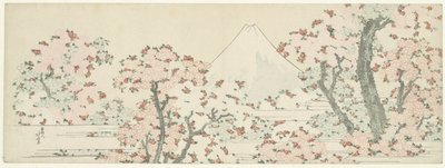 Fuji sopra i fiori di ciliegio da Katsushika Hokusai