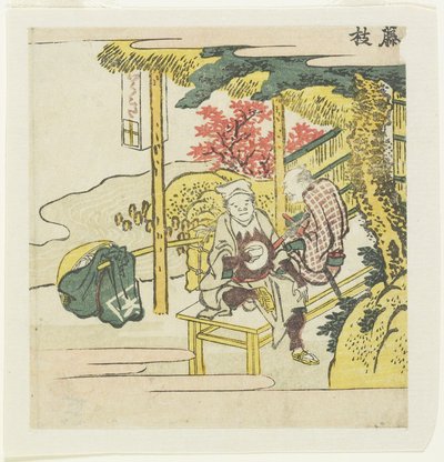 Fujieda, c. 1804 da Katsushika Hokusai